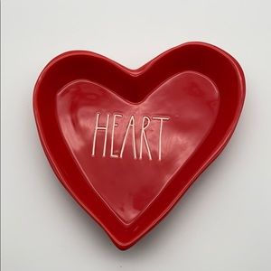 Rae Dunn Red Heart Dish
